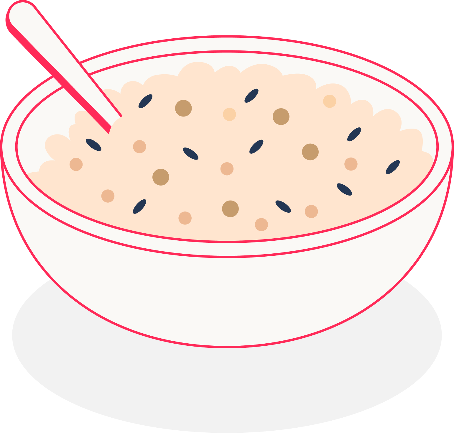 Bowl of nutritious food