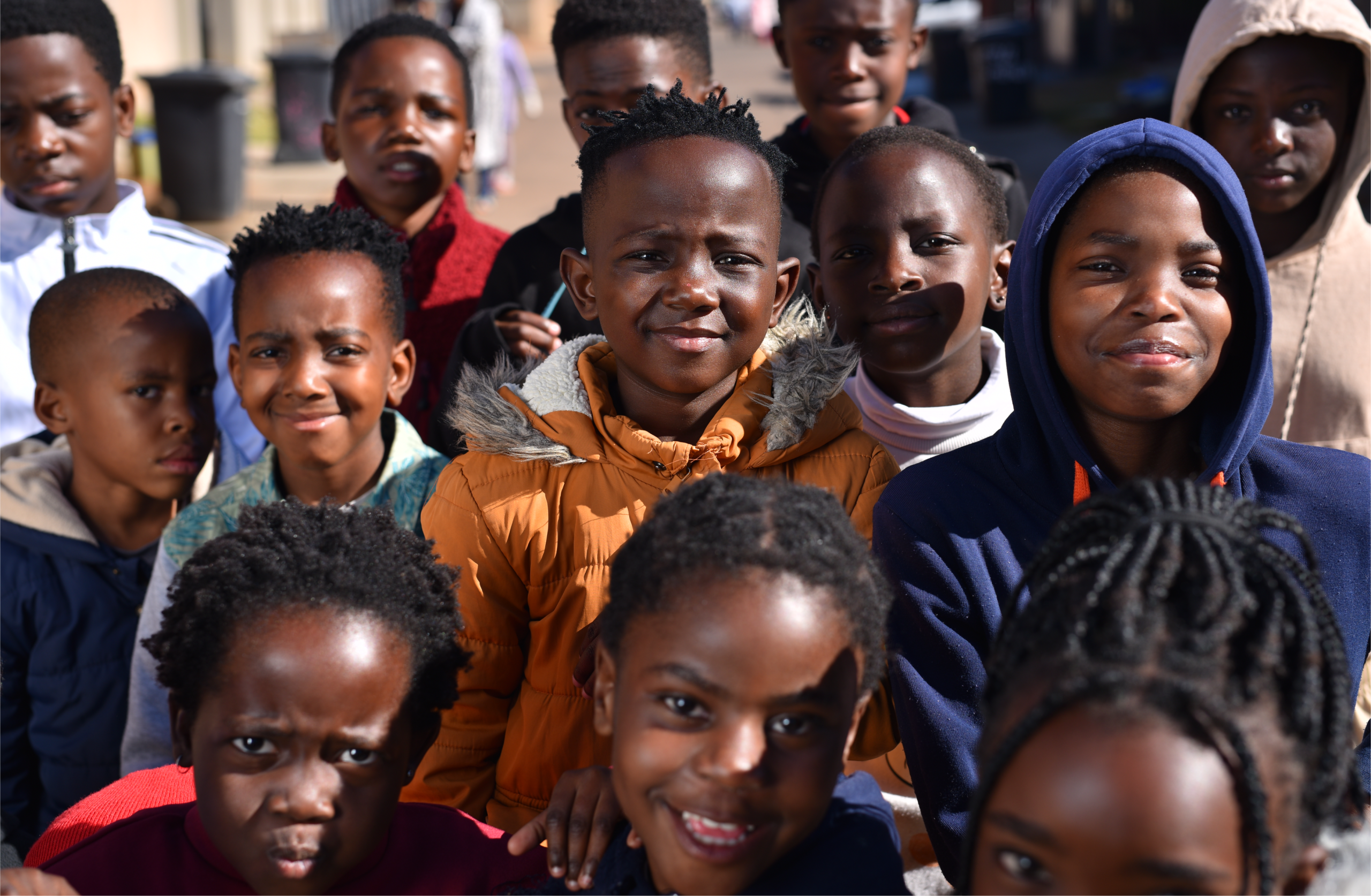 Children smiling together